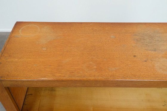 Image 1 of Antiek Art Deco kastje/boekenkastje uit begin 20e eeuw in Amsterdamse school stijl