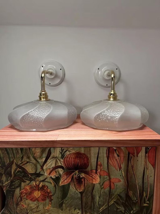 Pairs Of Vintage Wall Sconces