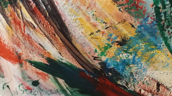 Image 1 of Festival, 100 x 120 x 4 cm Dipinto acrilico