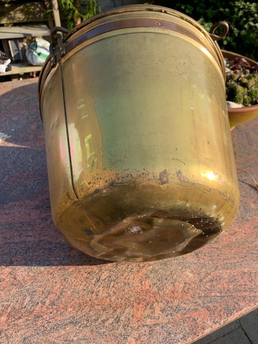 Koperen planten pot voor binnen of buiten 