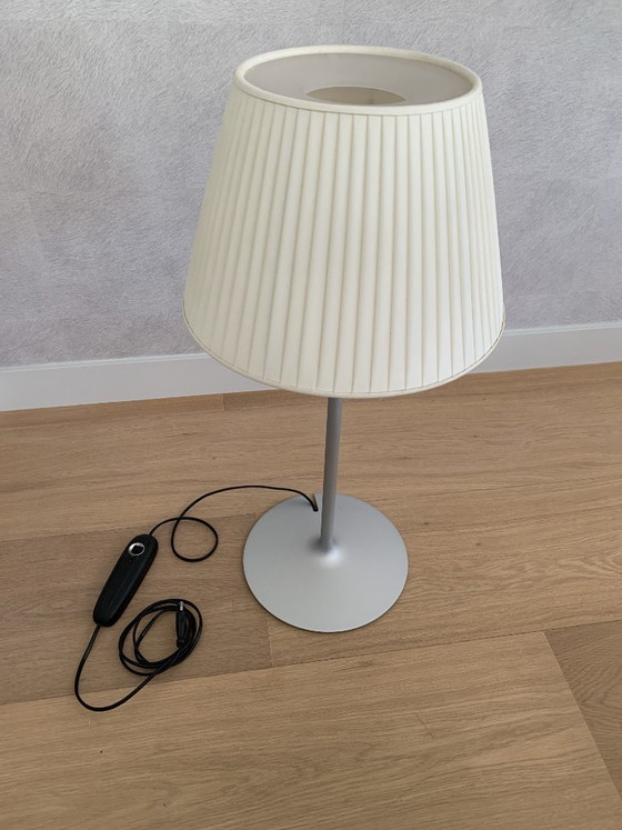 Image 1 of Lampe de table Flos Romeo Soft Table T1 – Philippe Starck – argent/gris – comme neuve