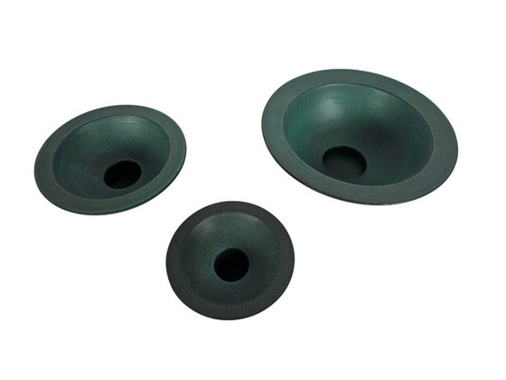 Image 1 of Cor Unum - Theo Potmeer/Bart Reeser - set vaso/candelabro - anni '80