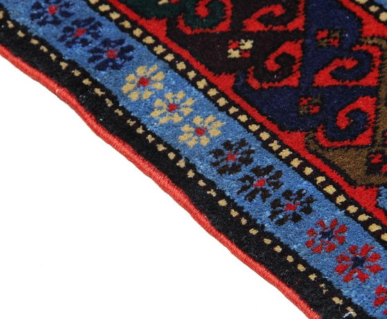 Image 1 of Origineel Kazachs-Russisch wollen tapijt, antiek, 230 x 135 cm
