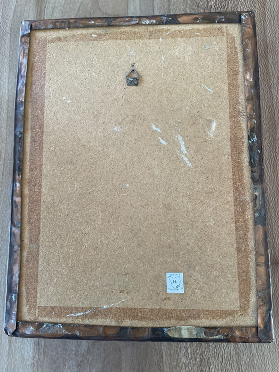 Brutlistische Kunst – Wanddecoratie, Wood, Copper (photo 3 of 5)