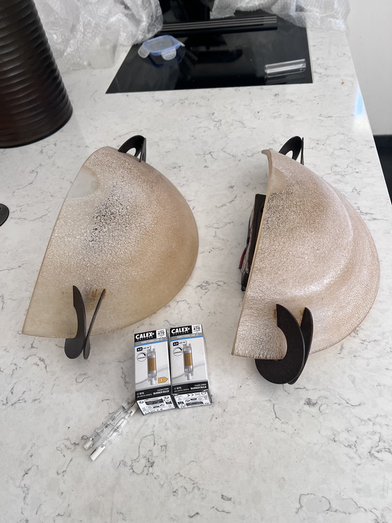 Image 1 of Terzani Solune Wandleuchte – Muranoglas