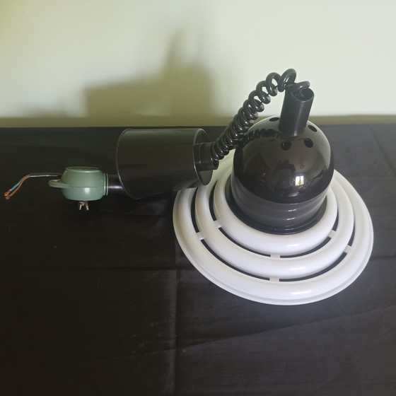 Image 1 of Italian Space Age Pendant Lamp – Elettrolampart "Rolly" – 1970s