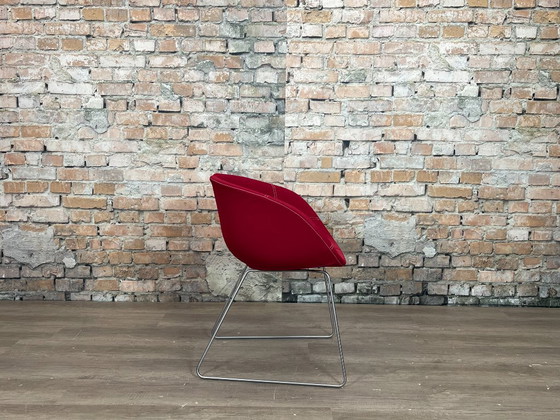 Moroso Fjord - rouge | Patricia Urquiola, Chaises de salle à manger, Textile, Métal, Modern (photo 7 sur 15)