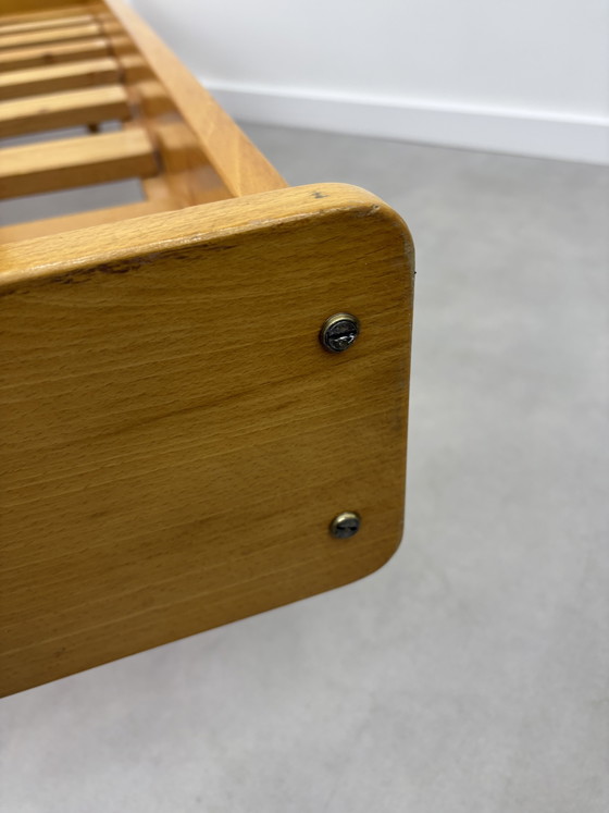 Vintage Minimalistisch Daybed / Eenpersoonsbed Jaren 50/60 – Eenpersoonsbedden, Wood (photo 9 of 13)