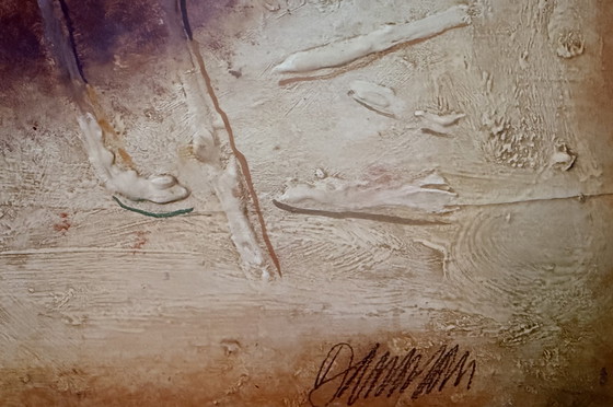 Image 1 of Willi Baumeister: "Tempelwand, 1941”. Gesigneerd in de plaat. 