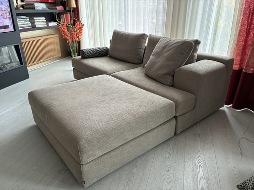 Cassina loungebank+poef