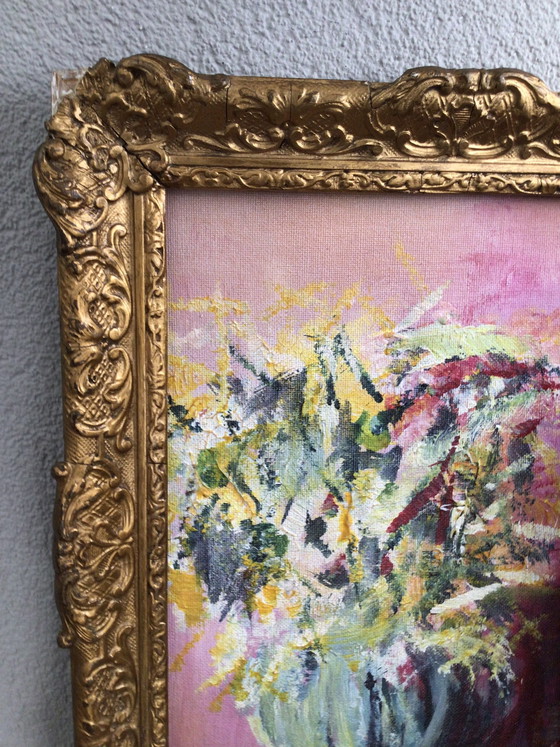 Image 1 of Oil painting in an antique frame