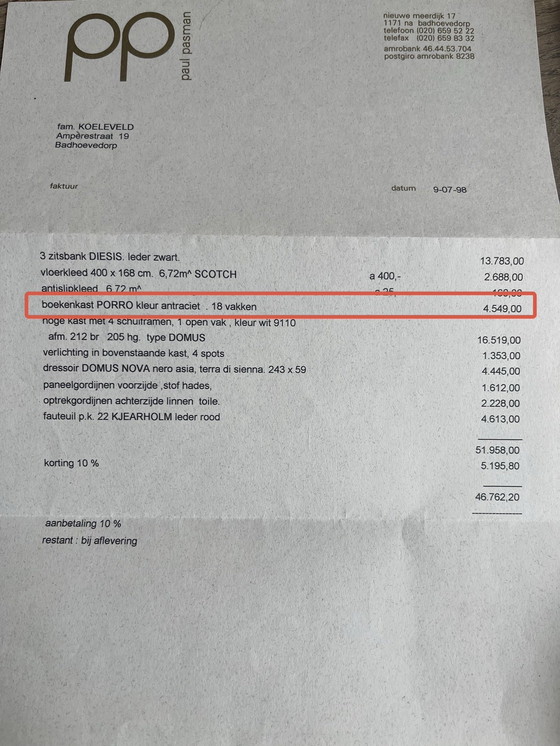 Image 1 of Porro bookcase 18 compartments