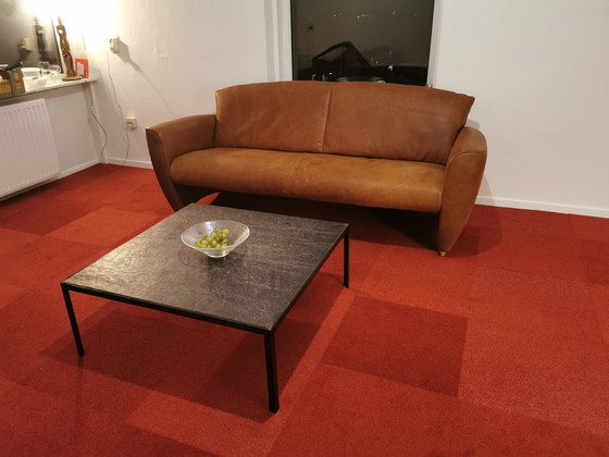 Image 1 of 1 zweisitziges Sofa Jori aus Rindsleder; Farbe Cognac