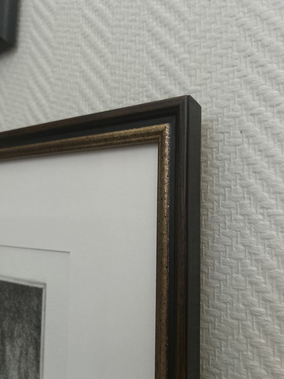 Image 1 of Eau-forte signée par Paul Delvaux, 1981 – édition 33/45 – encadrée