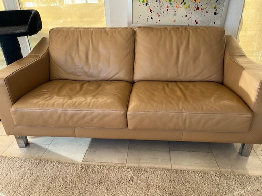 2 1/2-Sitzer-Ledersofa