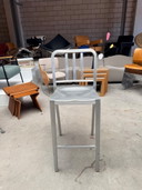 Emeco Navy Barstool, Philippe Starck (stock: 18)