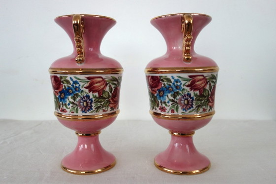 Paire de vases italien en céramique années 50 – le tre torri, Ceramic (photo 3 of 14)
