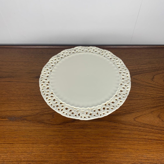 Image 1 of Support à gâteaux en céramique avec effet de dentelle, 1980/90