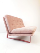 Banc deux places vintage Artifort Kho Liang Le, rose, neuf