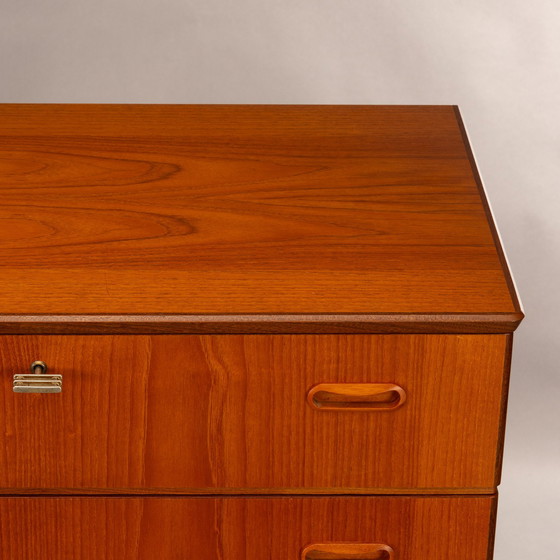 Image 1 of Cómoda de teca de diseño danés, años 60