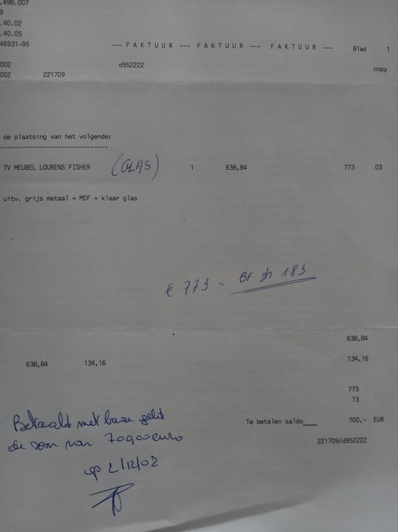 Image 1 of Tv meubel Lourens Fisher