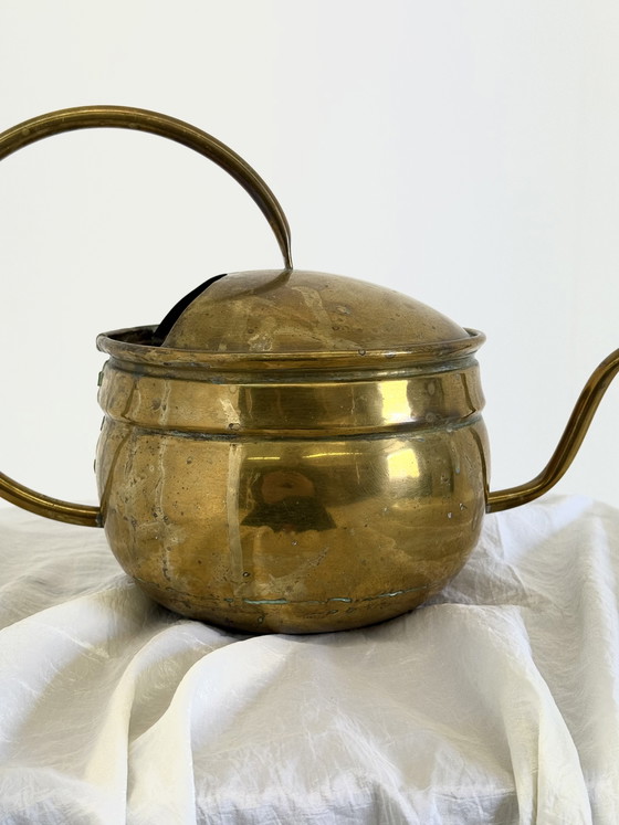 Image 1 of Regadera antigua de latón