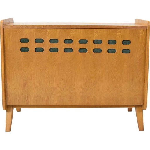 Vintage houten dressoir, Tsjecho-Slowakije 1960