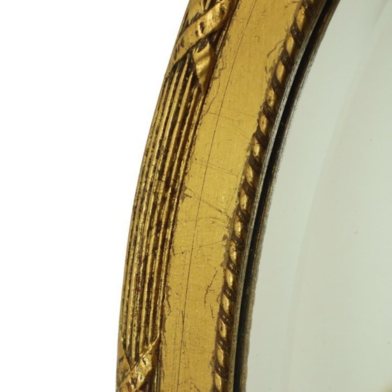 Image 1 of Franse Facetgeslepen Spiegel met Strik