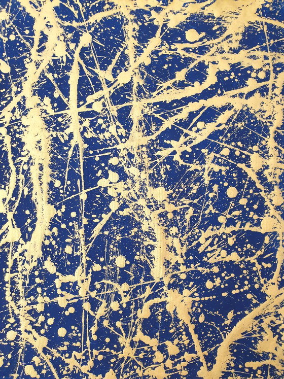Jürgen Angeler - Golden Star Constellation – Peintures et dessins, Toile (photo 9 of 14)