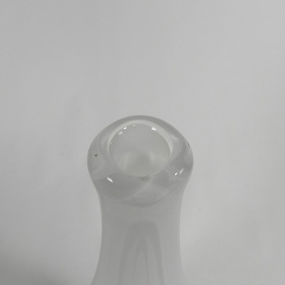 Hand-blown Thick-walled Serica Bottle Vase, Leerdam, Floris Meydam, 1960s – Glass (photo 7 of 11)
