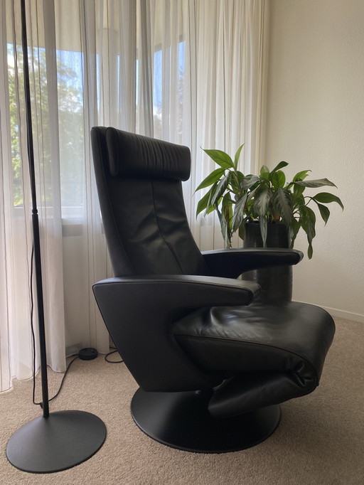 FSM Fauteuil Relax cuir noir