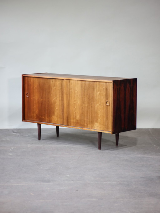 Mueble bajo de palisandro danés de los años 60