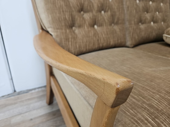 Image 1 of Divano a tre posti anni &#39;70 in faggio