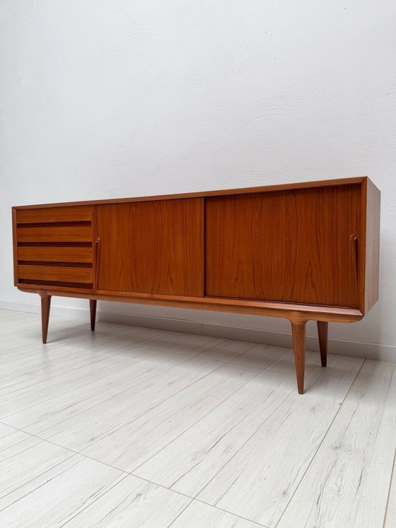 Image 1 of Vintage Gunni Omann Model 18 Teak Sideboard for Omann Jun, Danish Mid-Century Modern, 1960s