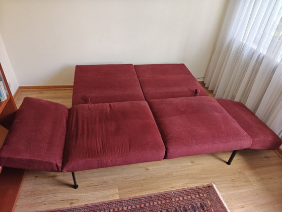 Sofa Schlafsofa von Brühl, Modell roro – Metall, Stoff (photo 5 of 6)