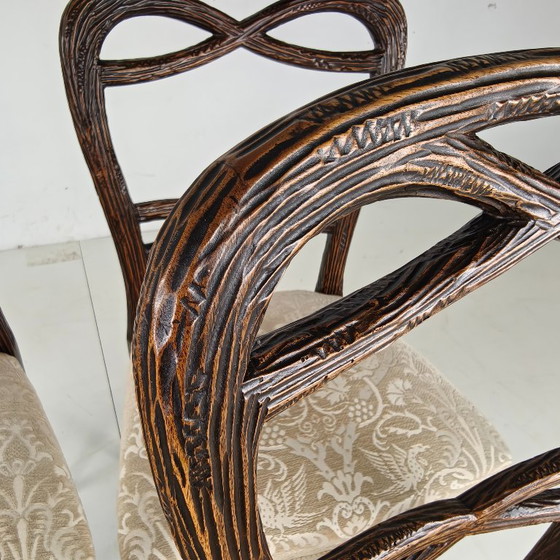 Juego de cuatro sillas de comedor Black Forest de Horrix – Wood (photo 4 of 7)