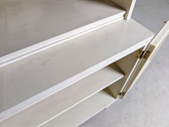 Image 1 of Vintage Svante Skogh boekenkast, shabby chic landelijke stijl kast