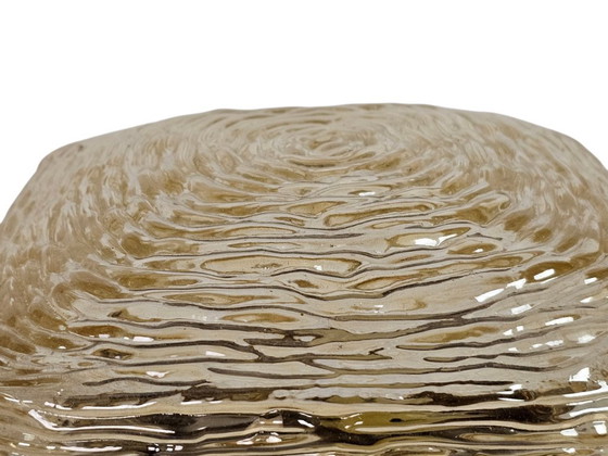 Image 1 of Glashütte Limburg - Ambra - lampada da soffitto - vetro - metallo - anni '70