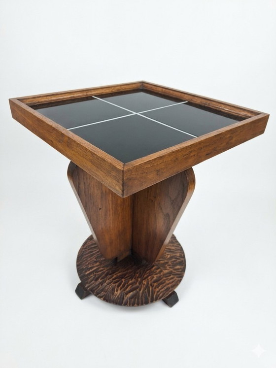 Image 1 of Small table, Amsterdam School Art Deco