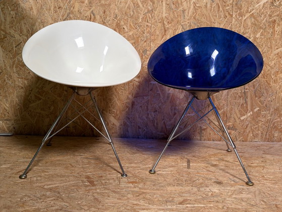 2 X Kartell Ero|S|ontwerper Philippe Starck – Eetkamerstoelen, Chrome, Modern (photo 3 of 28)