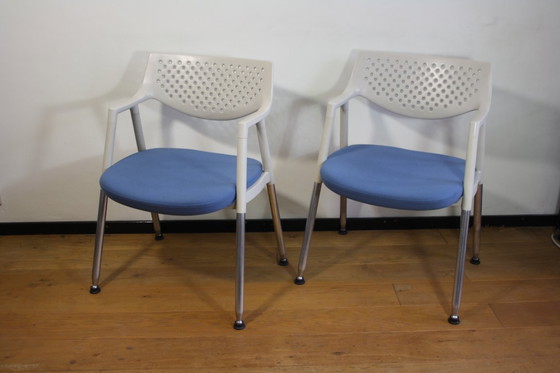 Image 1 of Two Vitra Quattro chairs