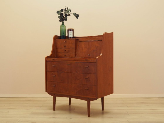 Image 1 of Scrittoio in teak, design danese, anni '70, produttore: AG Spejl Kobberbeskyttet