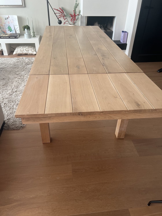 Image 1 of table de salle à manger en chêne massif