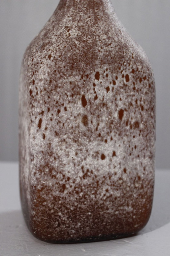 Image 1 of Grande vaso in vetro di Murano Scavo, design italiano, anni '80