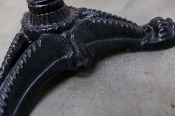 Image 1 of Marble and cast iron plant stand, 1960s, D30