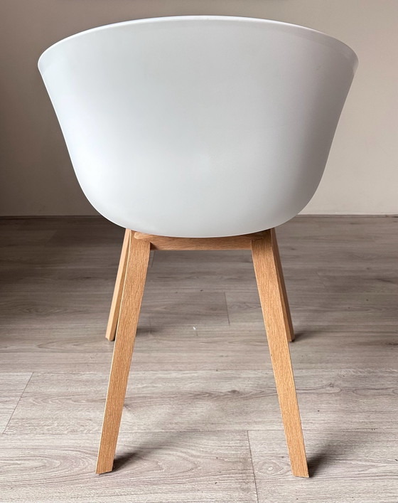 6x Hay AAC 22 Design Stühle, Esszimmerstühle, Holz, Kunststoff, Weiß, Modern (Foto 5 von 13)