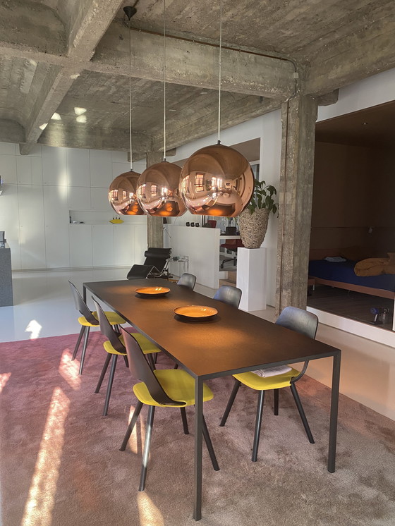 Image 1 of 3 lámparas colgantes con pantalla de cobre Tom Dixon