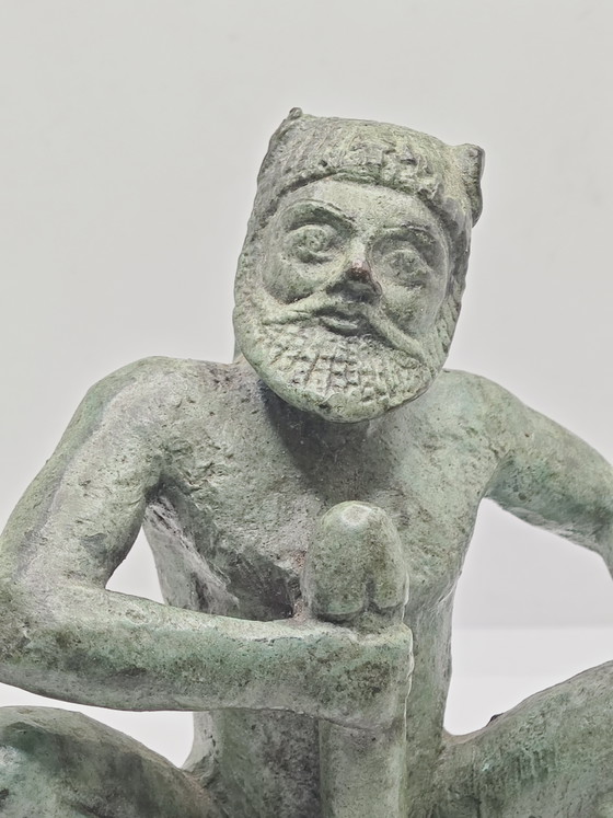 Image 1 of Bronze satyr, late 19th/early 20th century