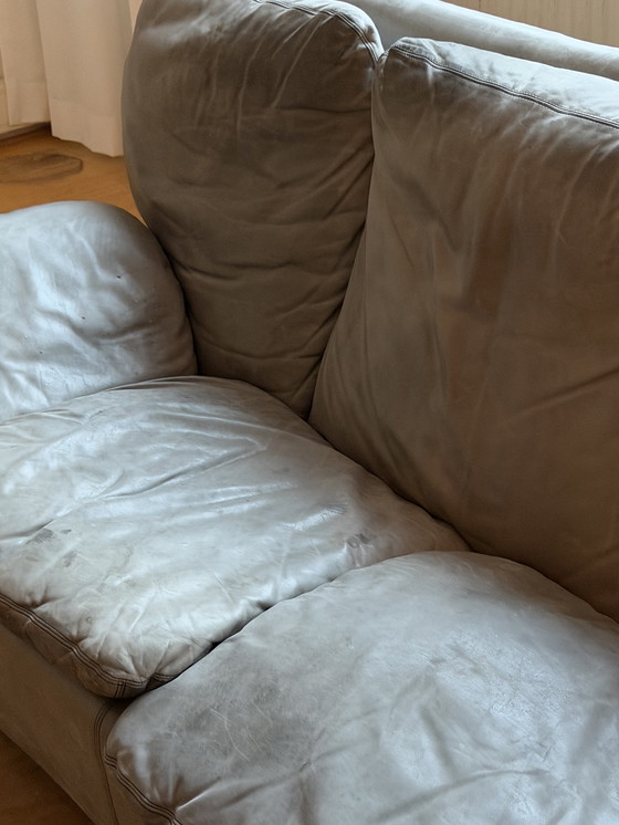 Image 1 of Canapé vintage italien en cuir par Brunati Italia