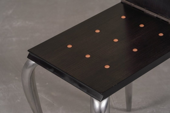 Image 1 of Silla/Mesa auxiliar Lola Mundo de Philippe Starck para Driade, Italia, década de 1980.